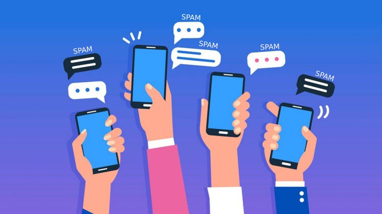 SMS spam classification application preview