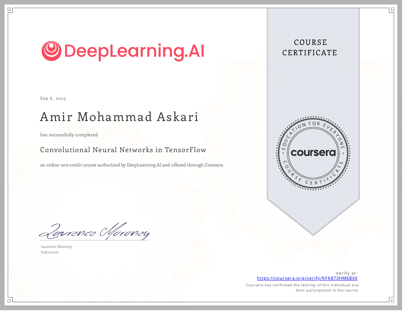 Convolutional Neural Networks in TensorFlow