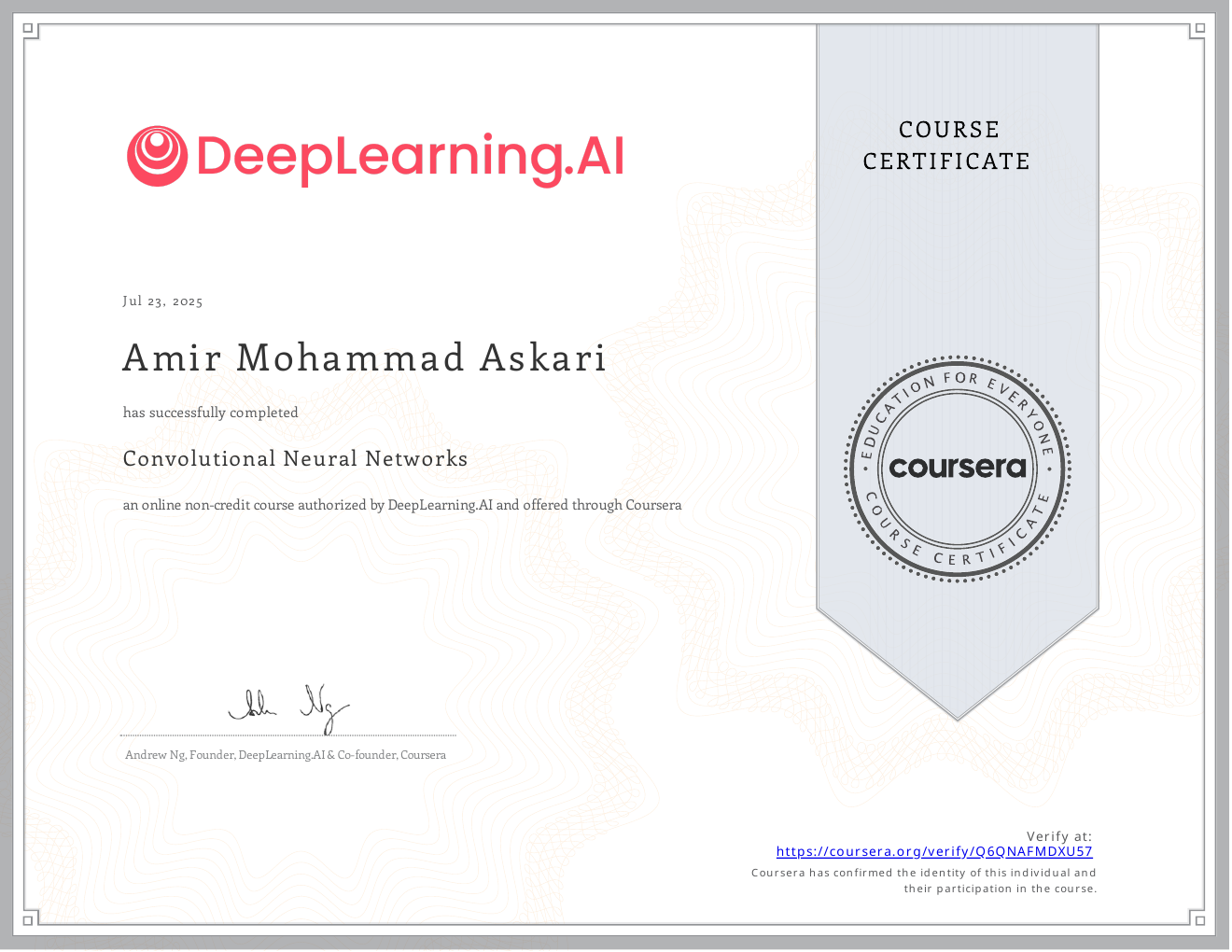 Convolutional Neural Networks
